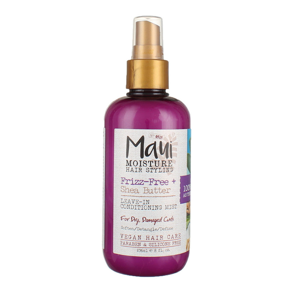 Maui Moisture Frizz Free Shea Butter Moisturizing Leave-in Conditioner, 8 Oz